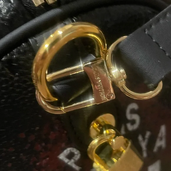 LVEE monogram logo embossed mini duffle bag or purse GORGEOUS 😱😱😍😍💕🔥 - Picture 4 of 10